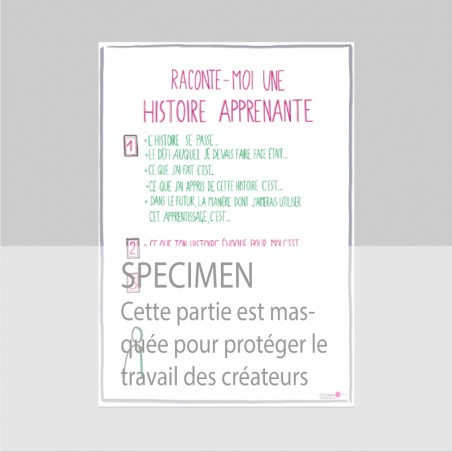 Poster digital: Histoire apprenante